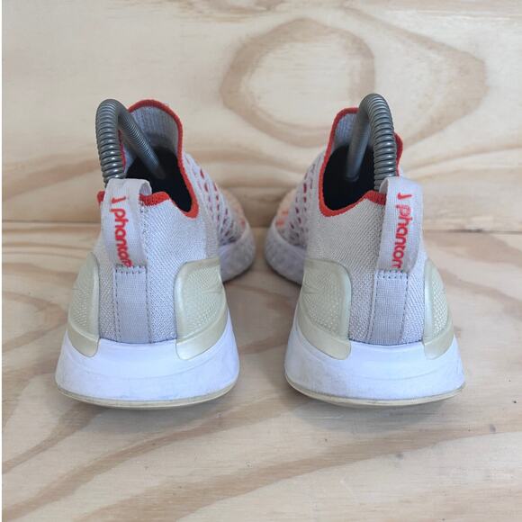 Nike -React Phantom Run Flyknit 2 -Running -White/Red -Women's -7.5 - DH0130-600 - Picture 6 of 9